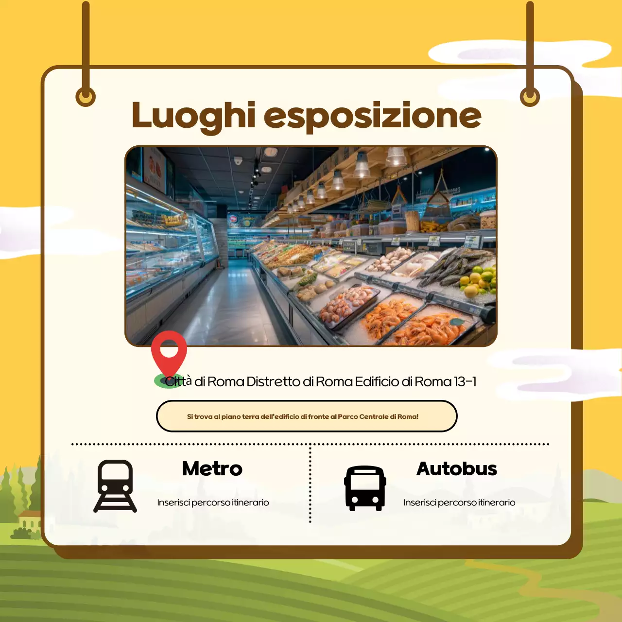 Evento speciale della mostra Yellow Lovely Produce