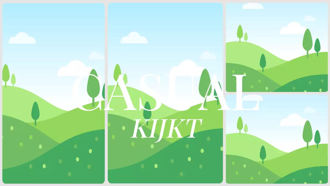 Witte Moderne Modeadvertentie