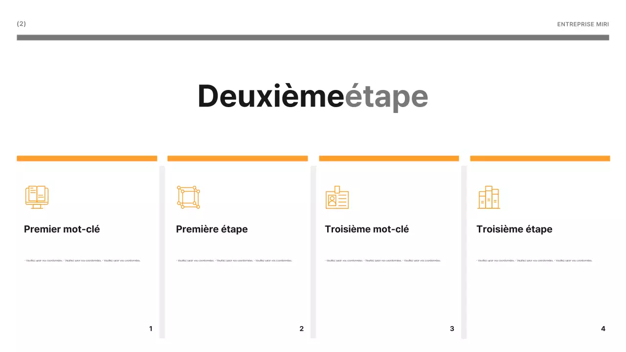 Un rapport d'activité simple en jaune et gris