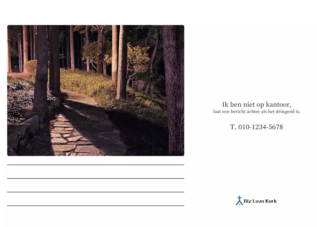 Een fotografische conceptkalender met kerken in landschapsschilderijen