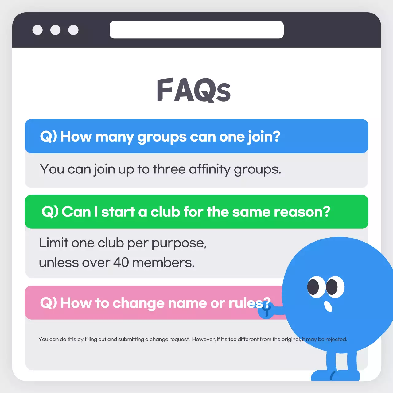 Guia da empresa Blue Minimal Instagram Carousel