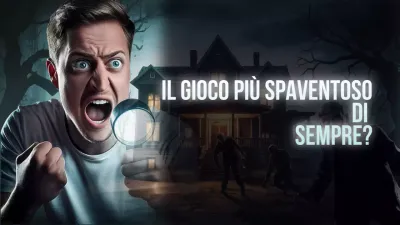 Pubblicità del gioco dell'orrore grigio