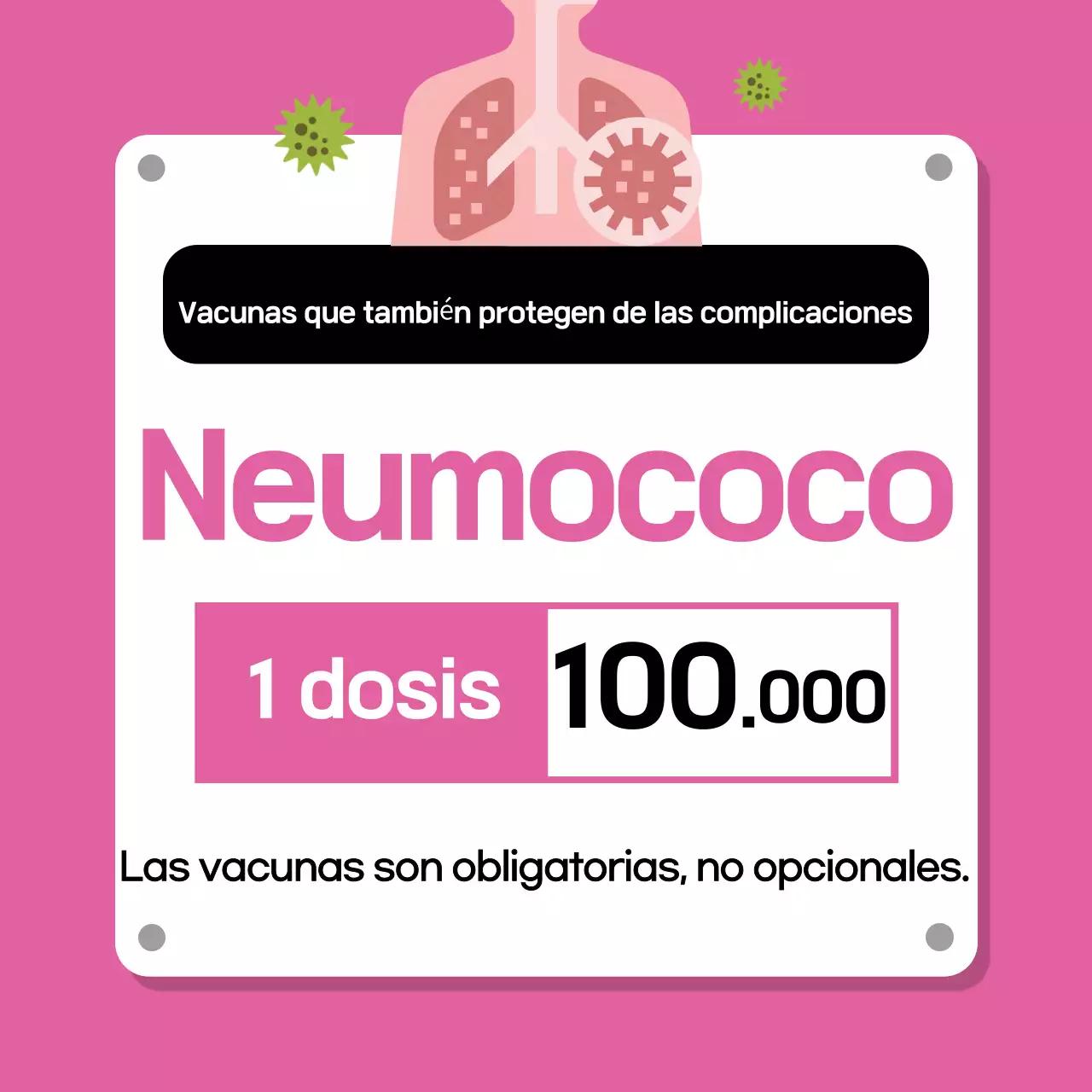 Guía de vacunación Grey Simple