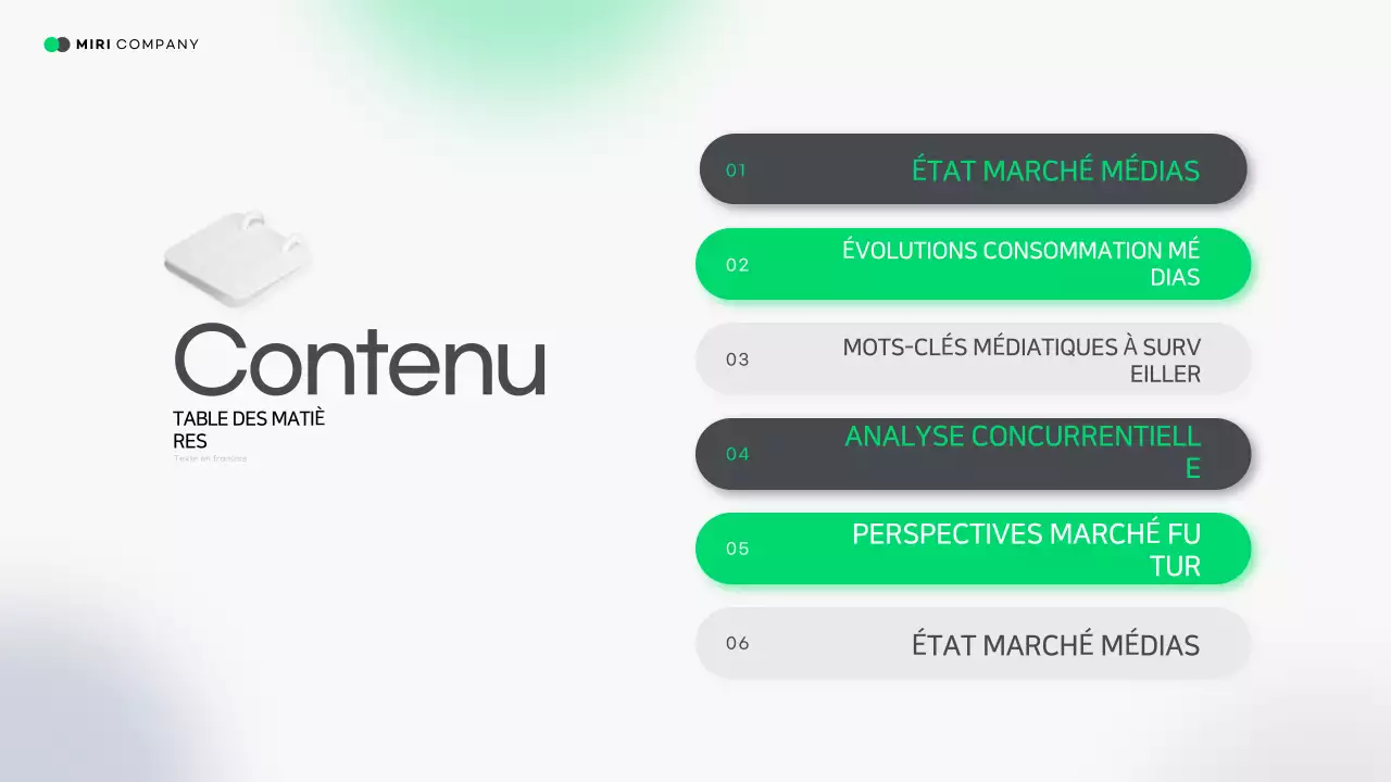 Résumé Rapport sur les médias modernes