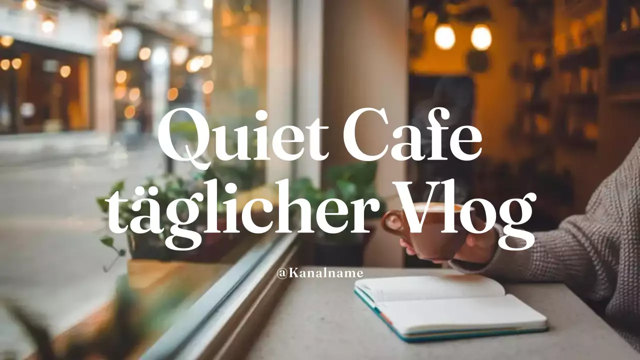 beige braun ruhig cafe täglich vlog modernen Stil