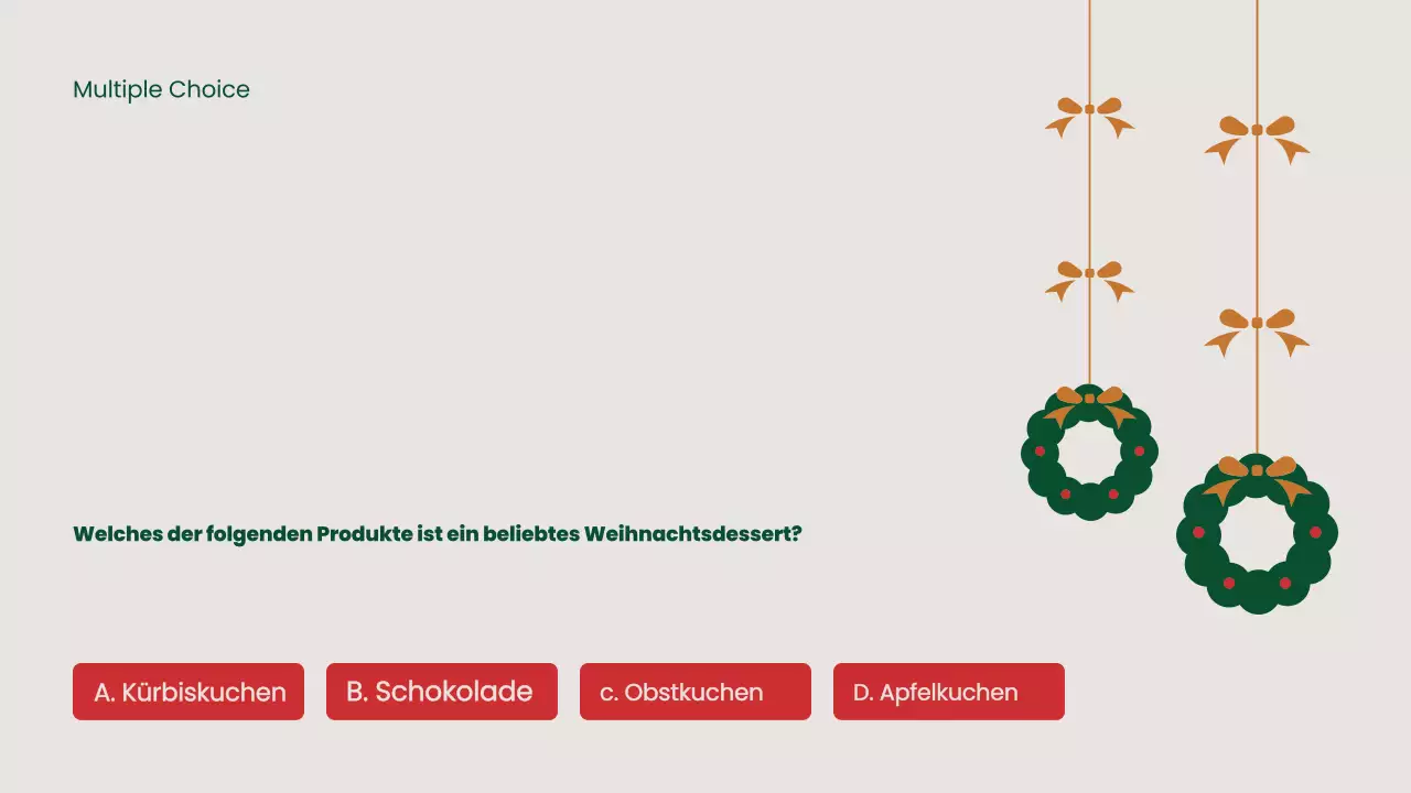 Einfache Weihnachtsgeschenke