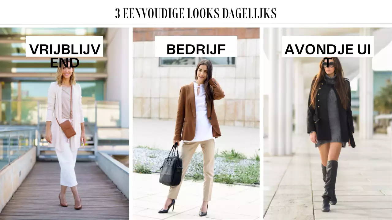 Moderne modegids beige