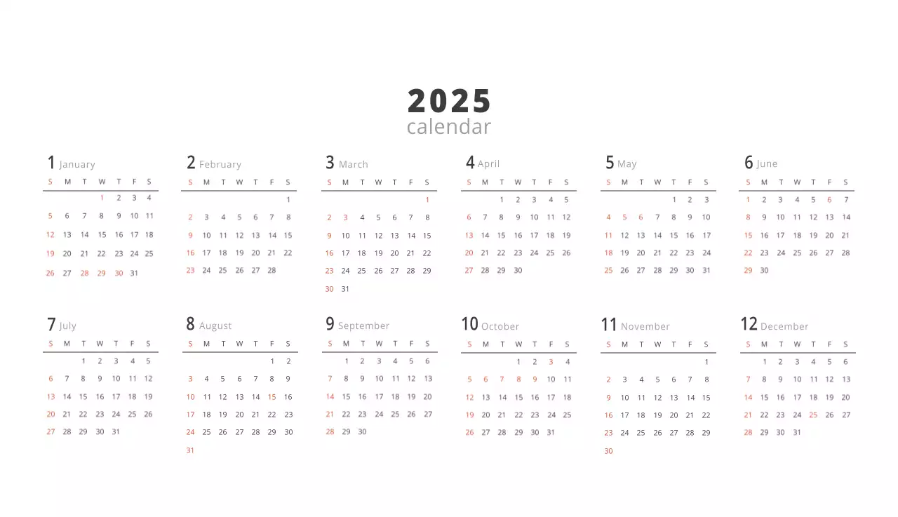 Kalender interior minimalis berwarna krem