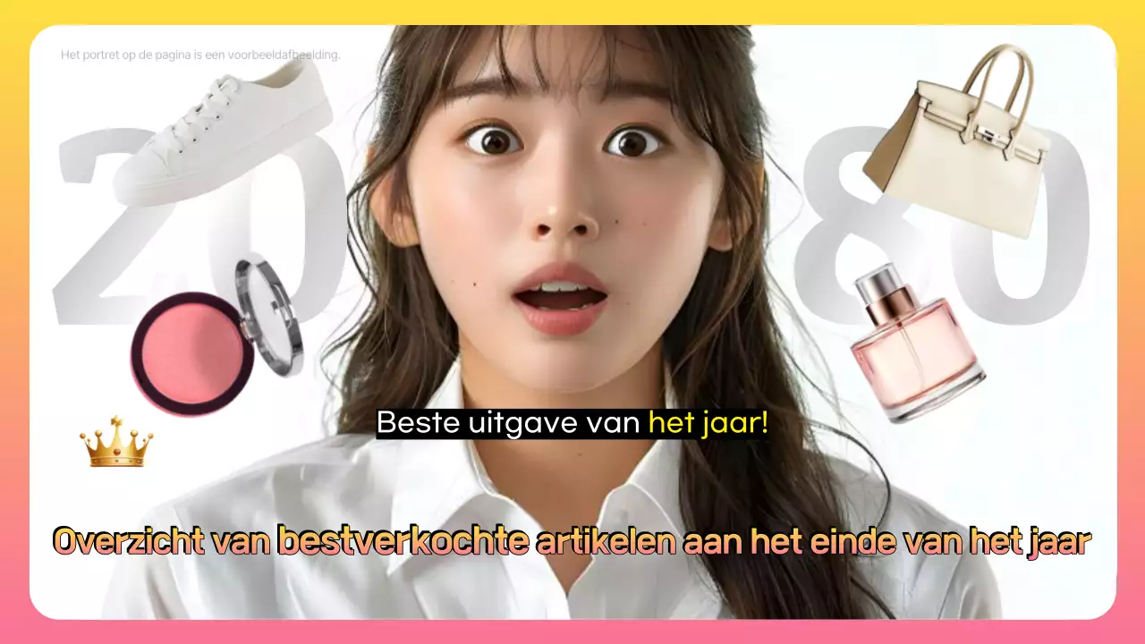 Roze moderne mode-advertentie