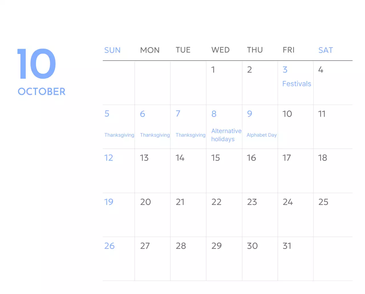Kalender pelacak sasaran foto dengan percikan warna biru