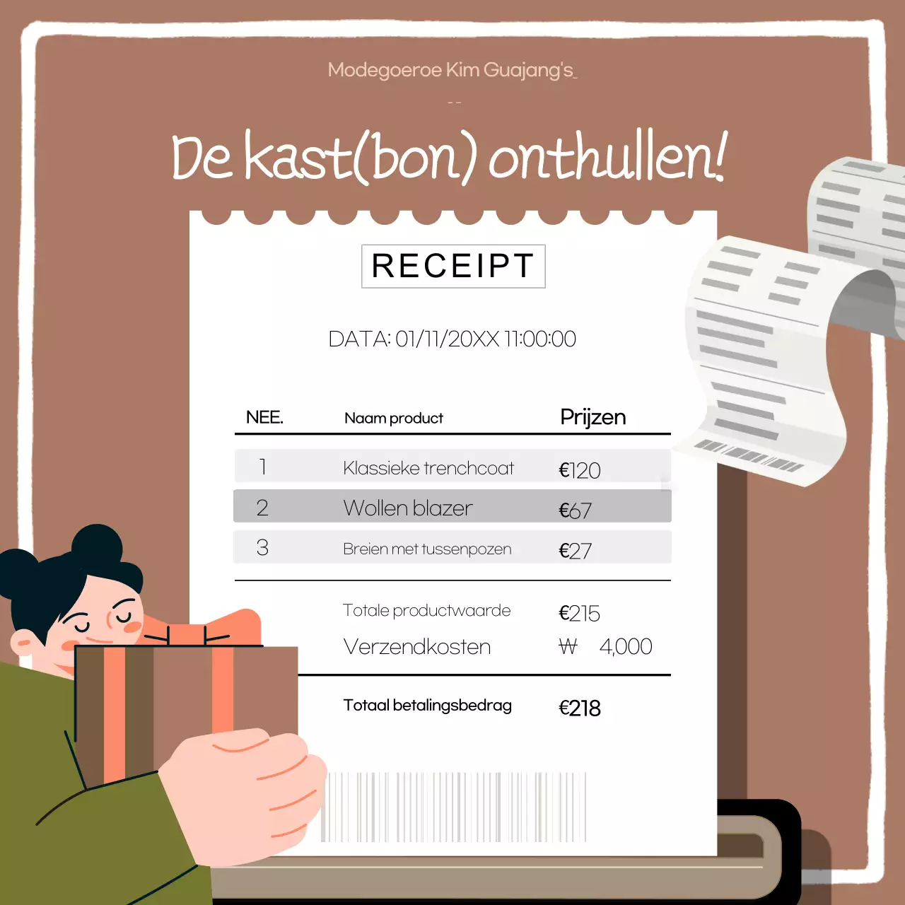 Khaki Pop advertentie op sociale media