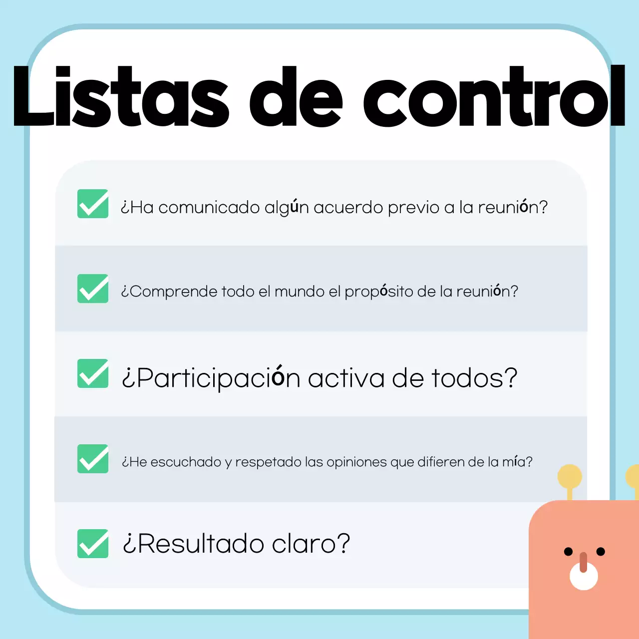 Guía de reuniones Mint Cozy