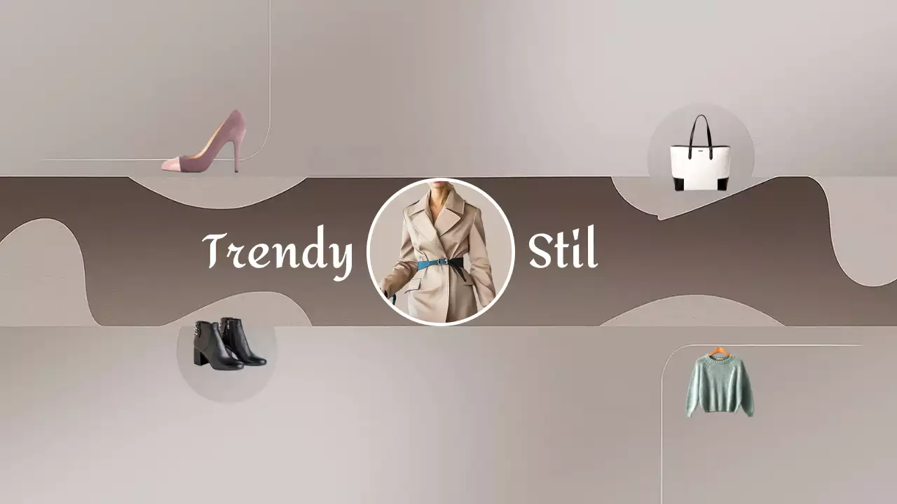 Beige Trendy Fashion Anzeige