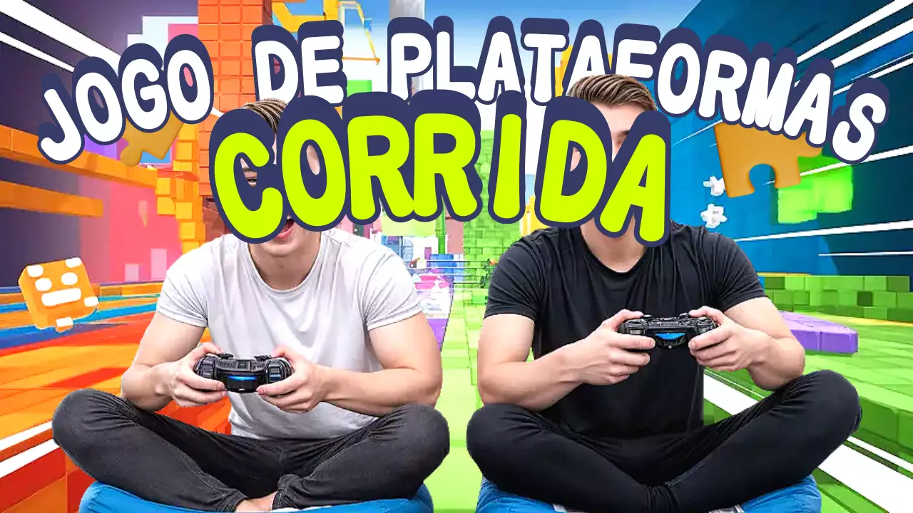 Evento de jogo colorido e lúdico