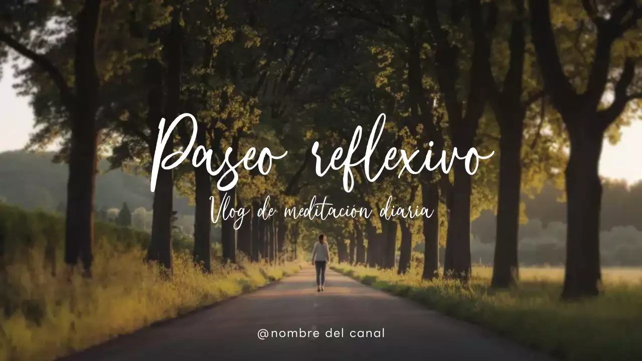Verde meditación diaria vlog estilo minimalista