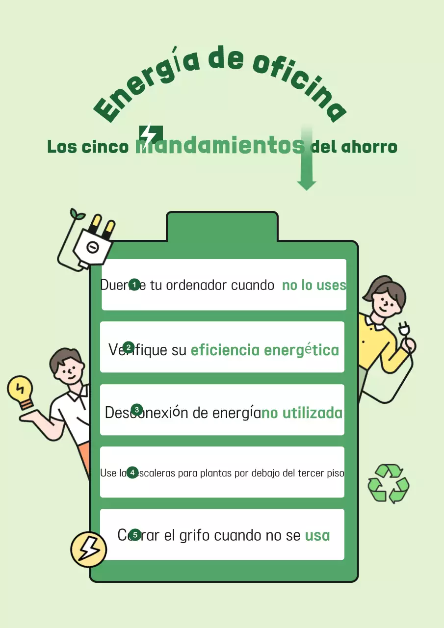 Campaña medioambiental Mint Simple