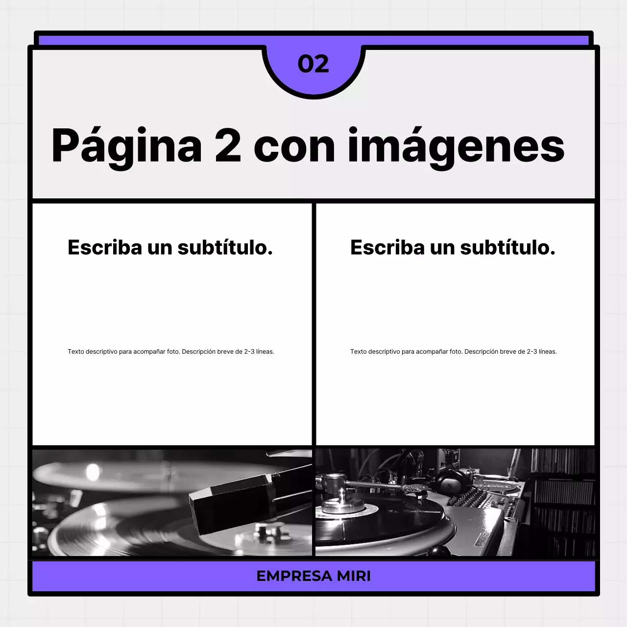 Guía de diseño simple malva