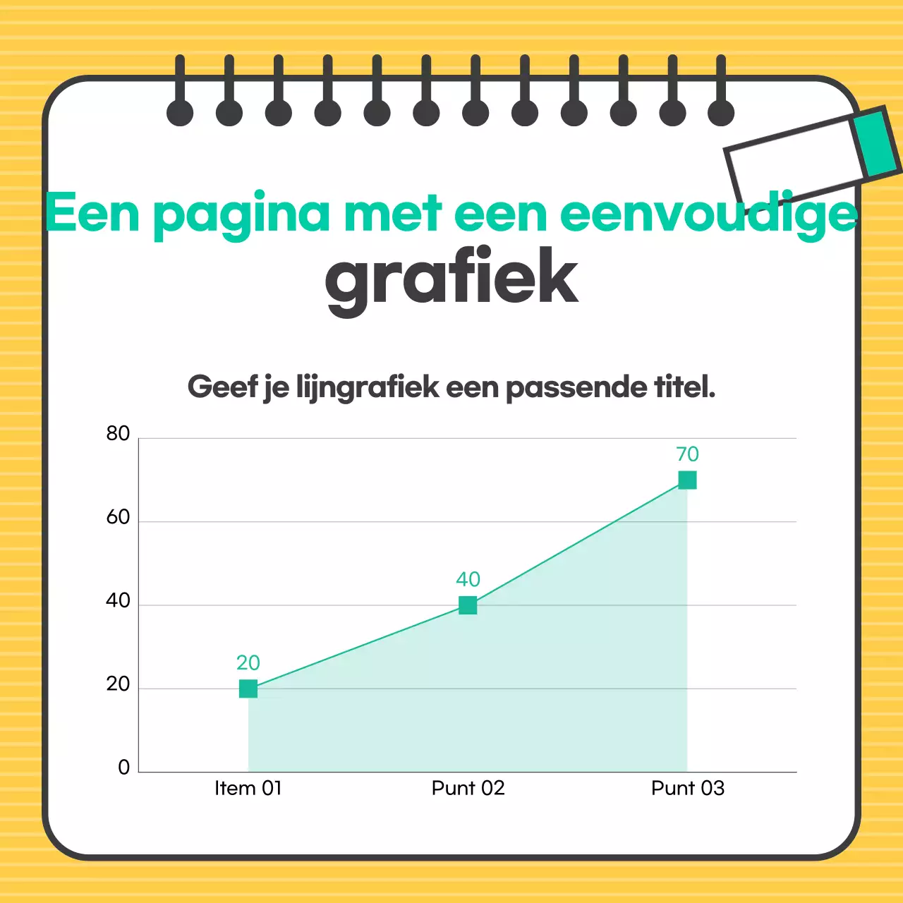 Eenvoudig geel ontwerp uitgelegd