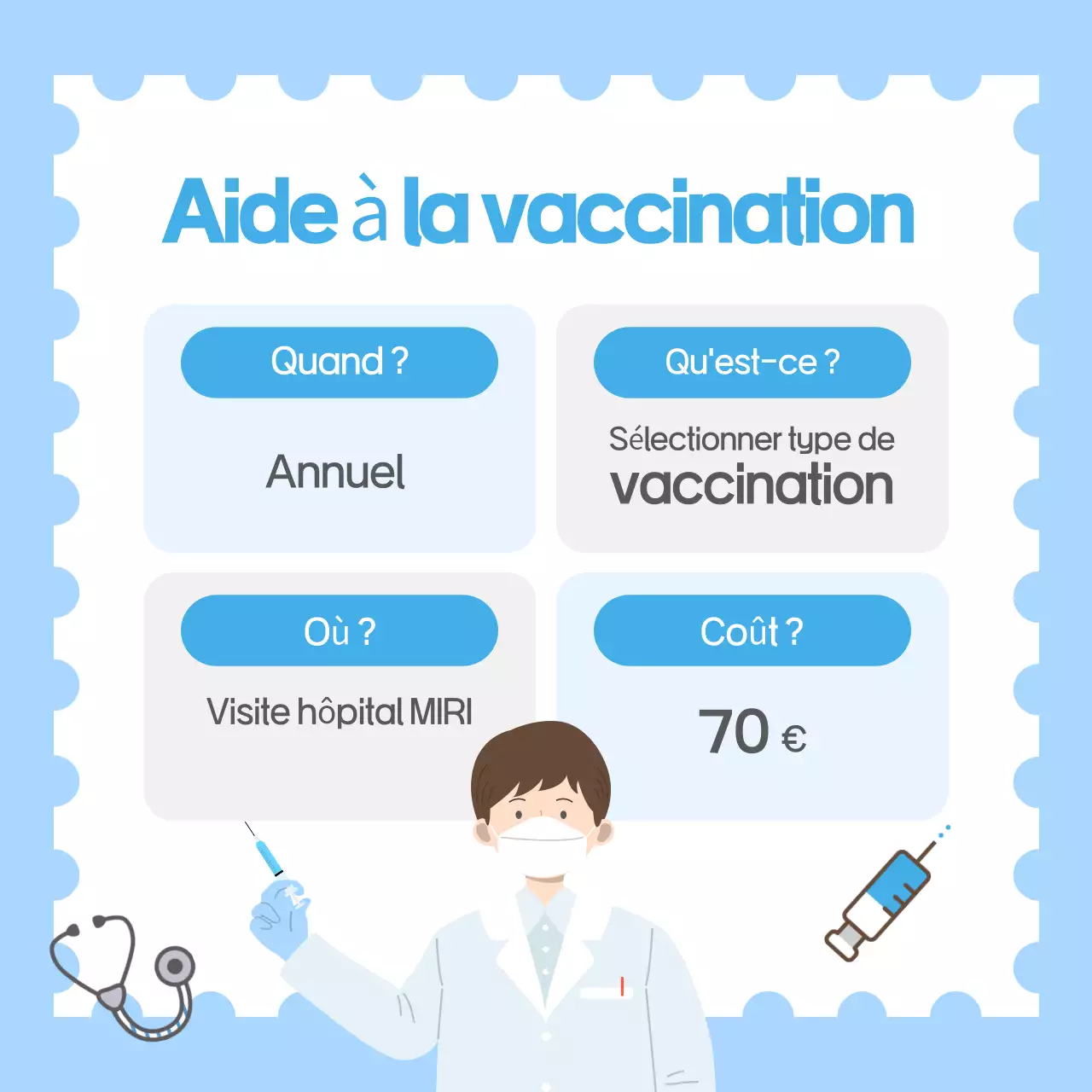 Light blue Simple Health Guide