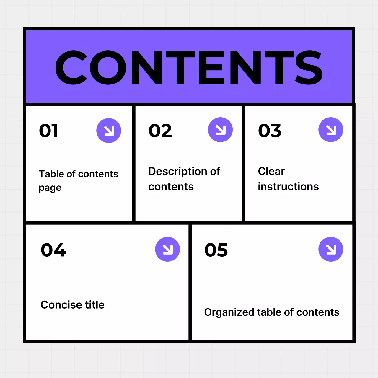 Purple Simple Content Layout Guide Instagram Carousel