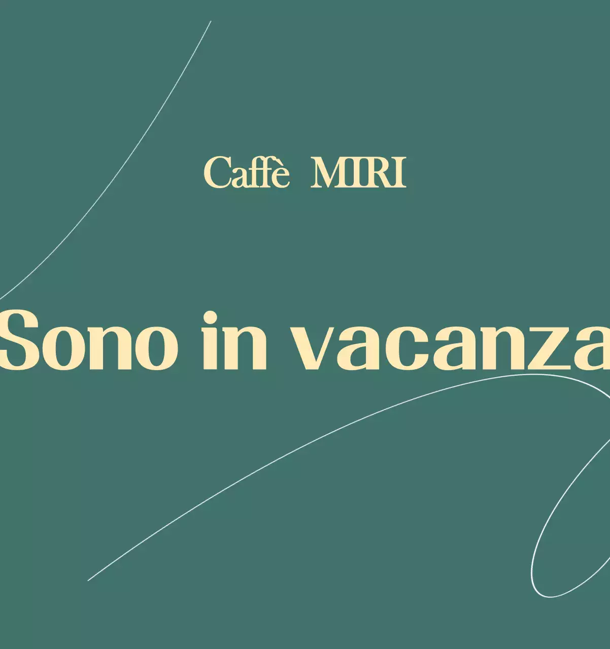 Un moderno calendario dei caffè con i consigli per la bevanda del mese