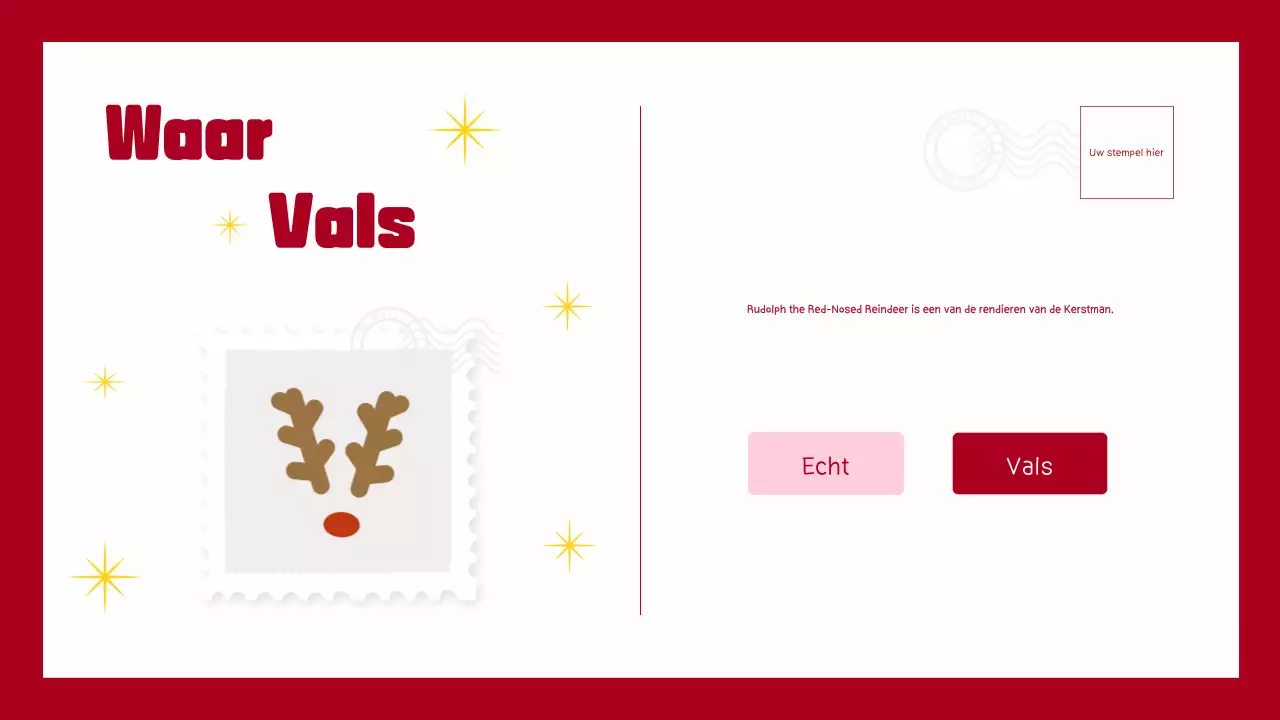 TRENDY LEUK ILLUSTRATIE KERST TRIVIA SPEL VOOR KINDEREN