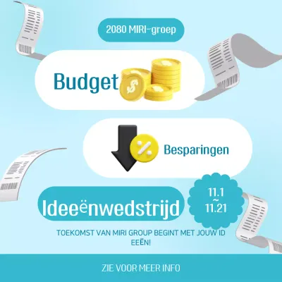 Promoot de lichtblauwe ideeënwedstrijd