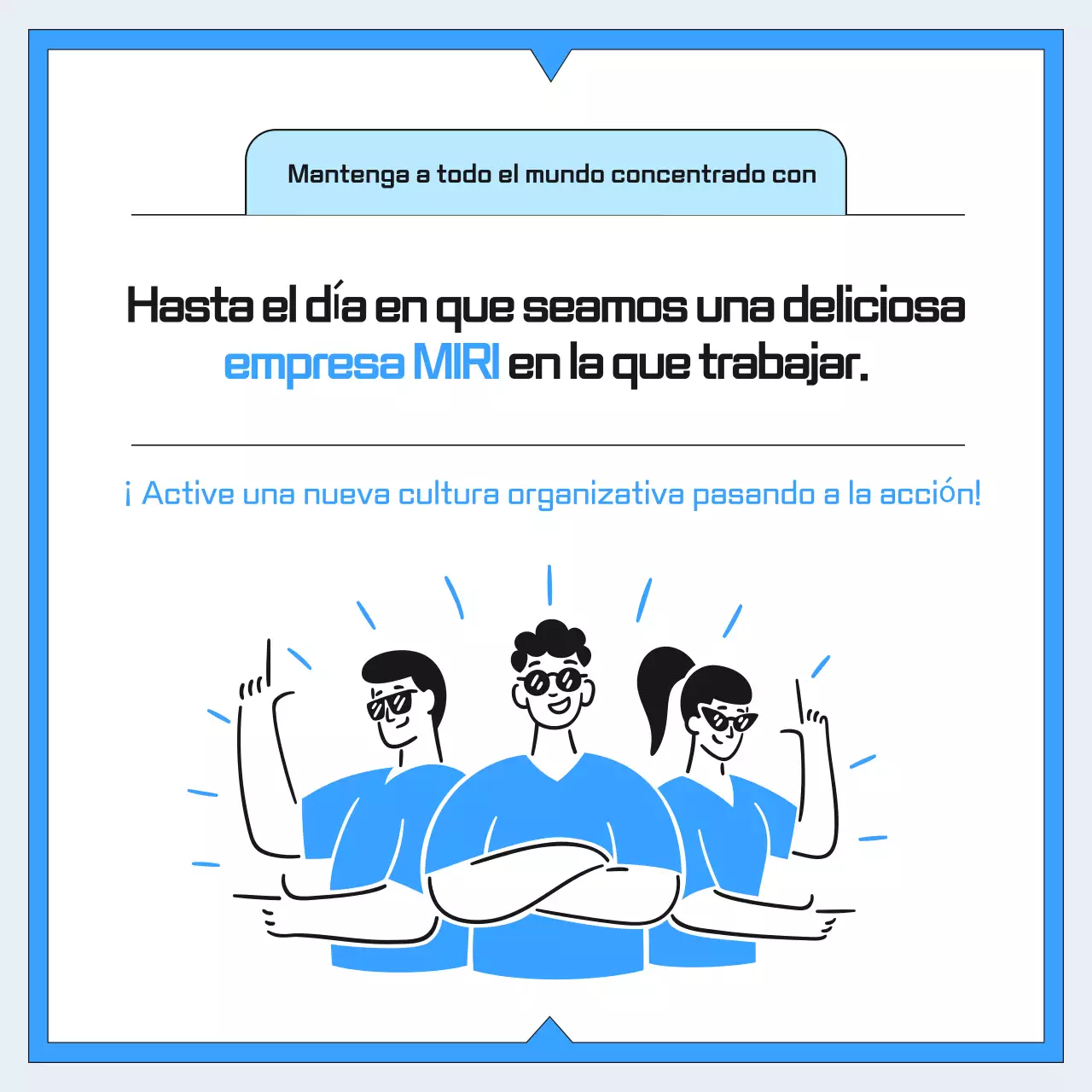 Guía de cultura laboral Blue Modern