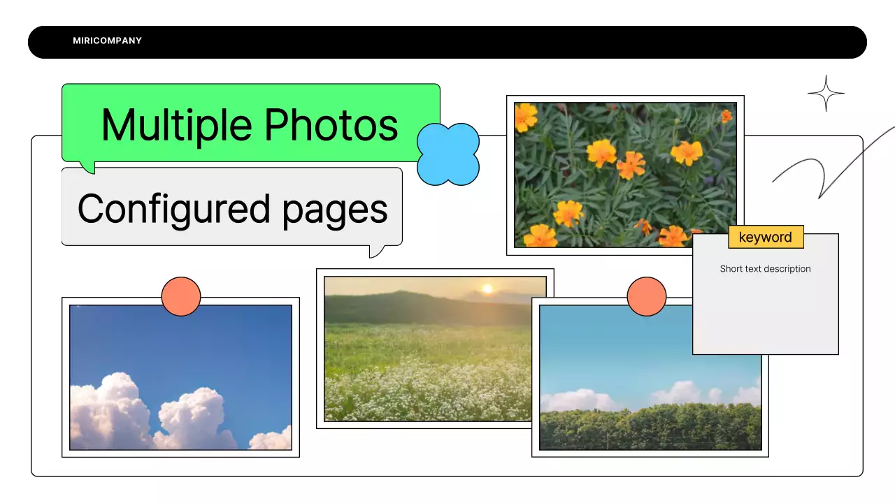Apresentação de negócios moderna e colorida