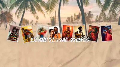 Afspeellijst tropische zandgeregen muziek