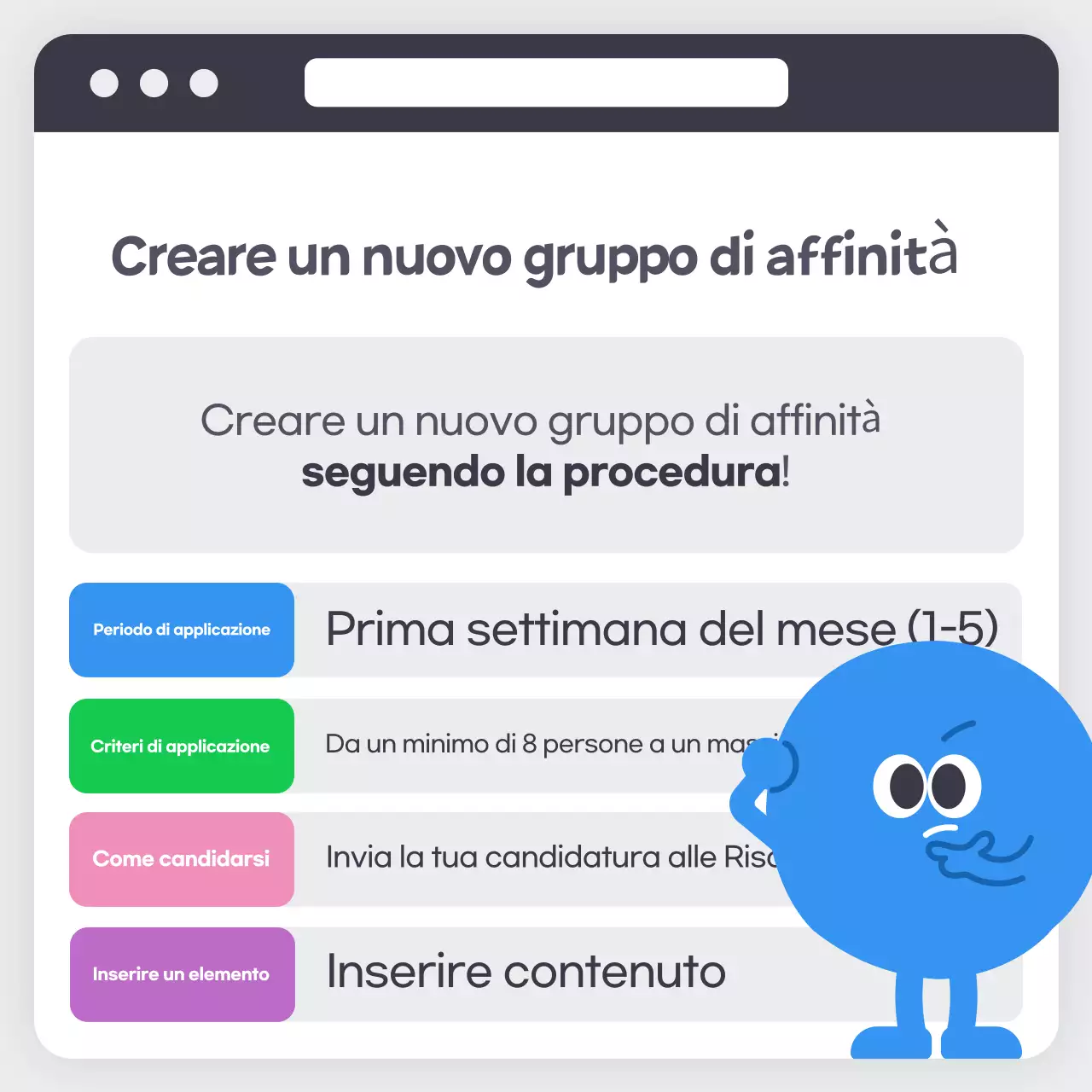 Azzurro semplice come creare un club aziendale comunicare informazioni