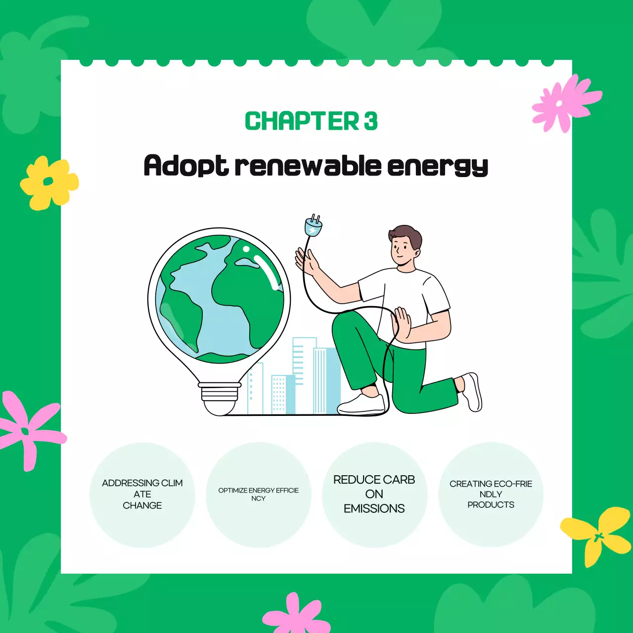 Campanha ambiental Green Simple