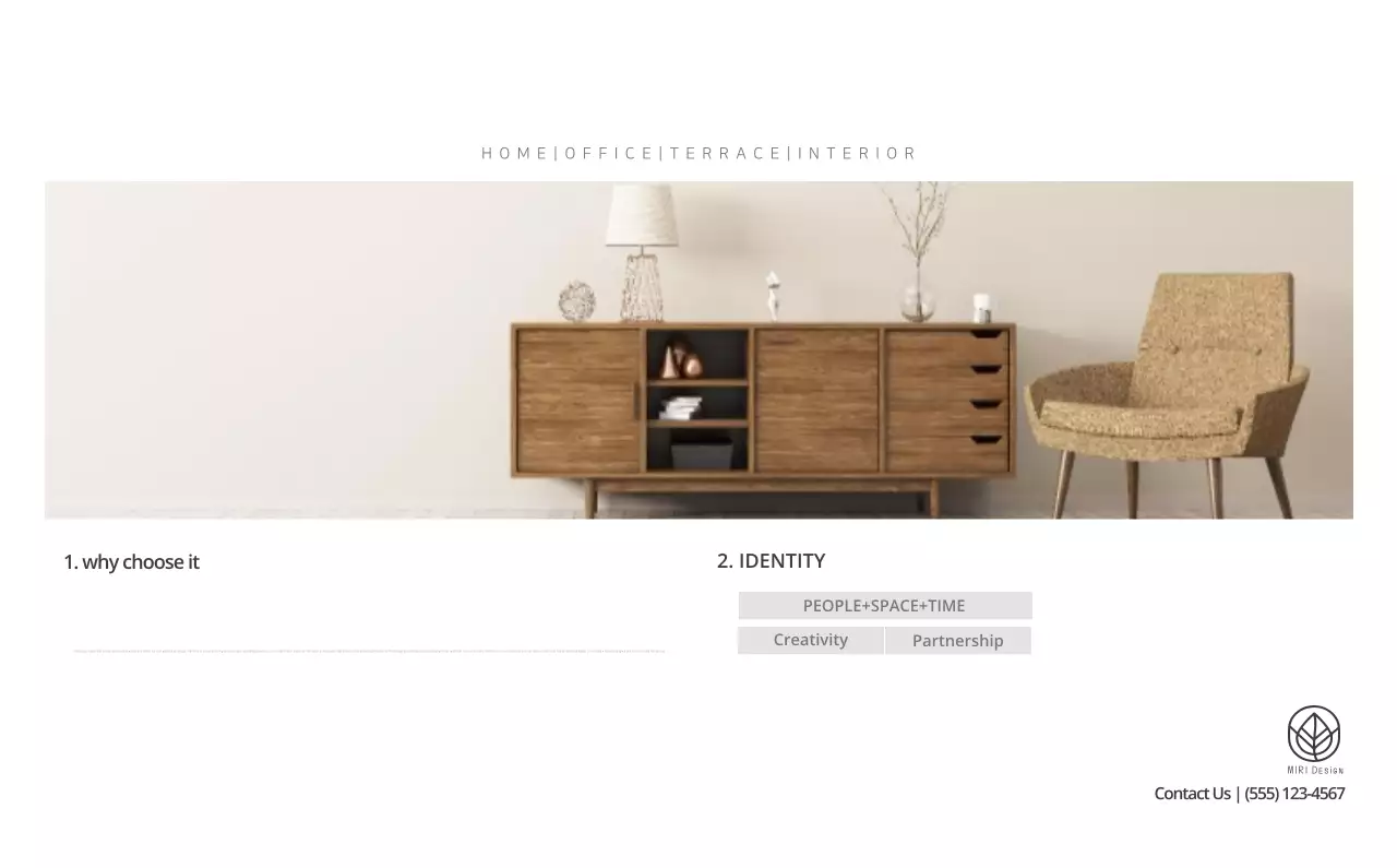 Kalender interior minimalis berwarna krem