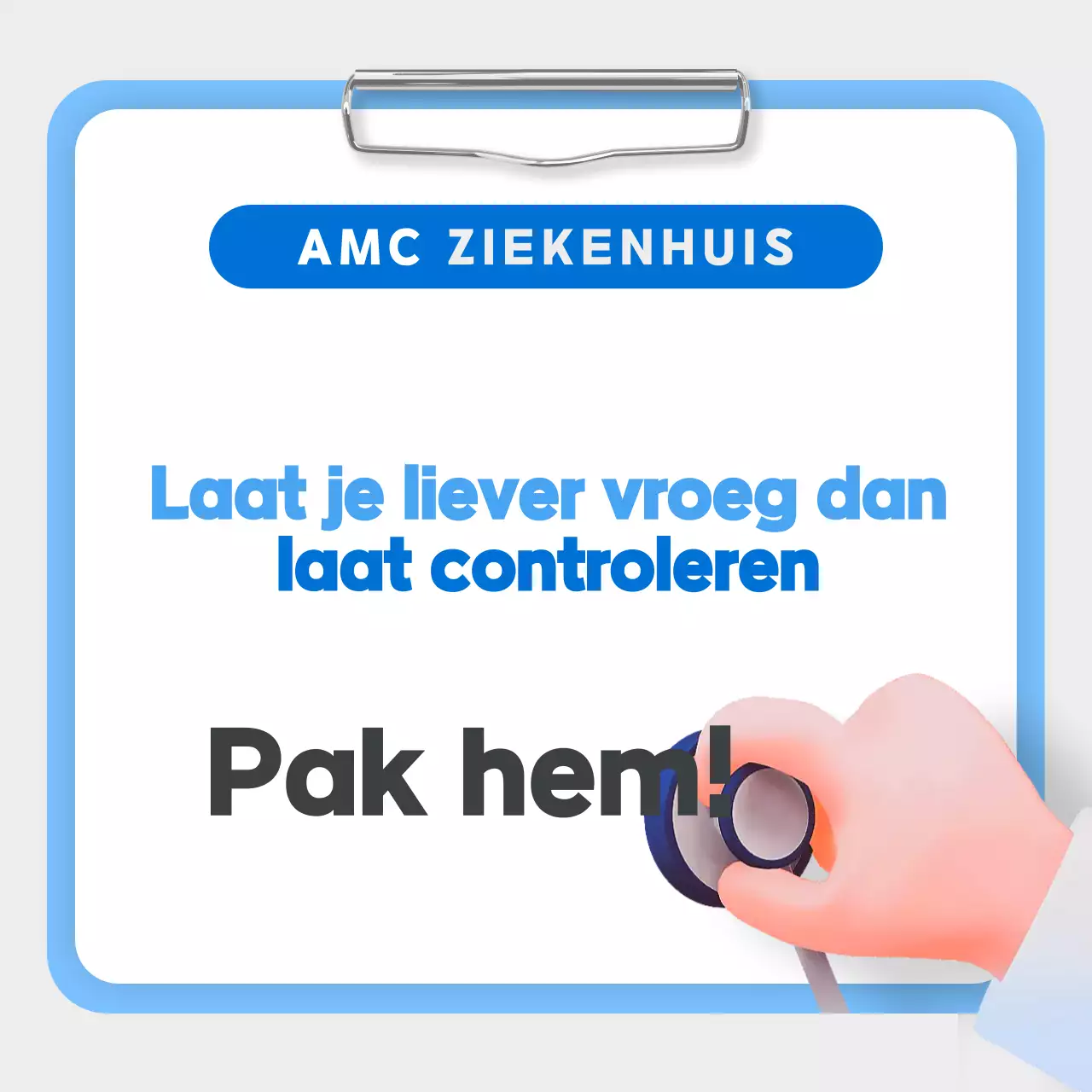 Blauwe gezondheidsverklaring