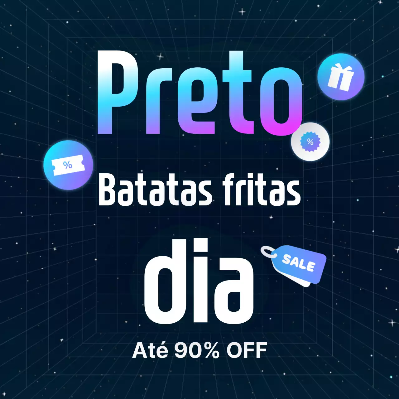 Venda moderna preta