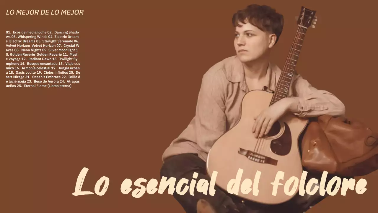 lista de reproducción de música rústica marrón