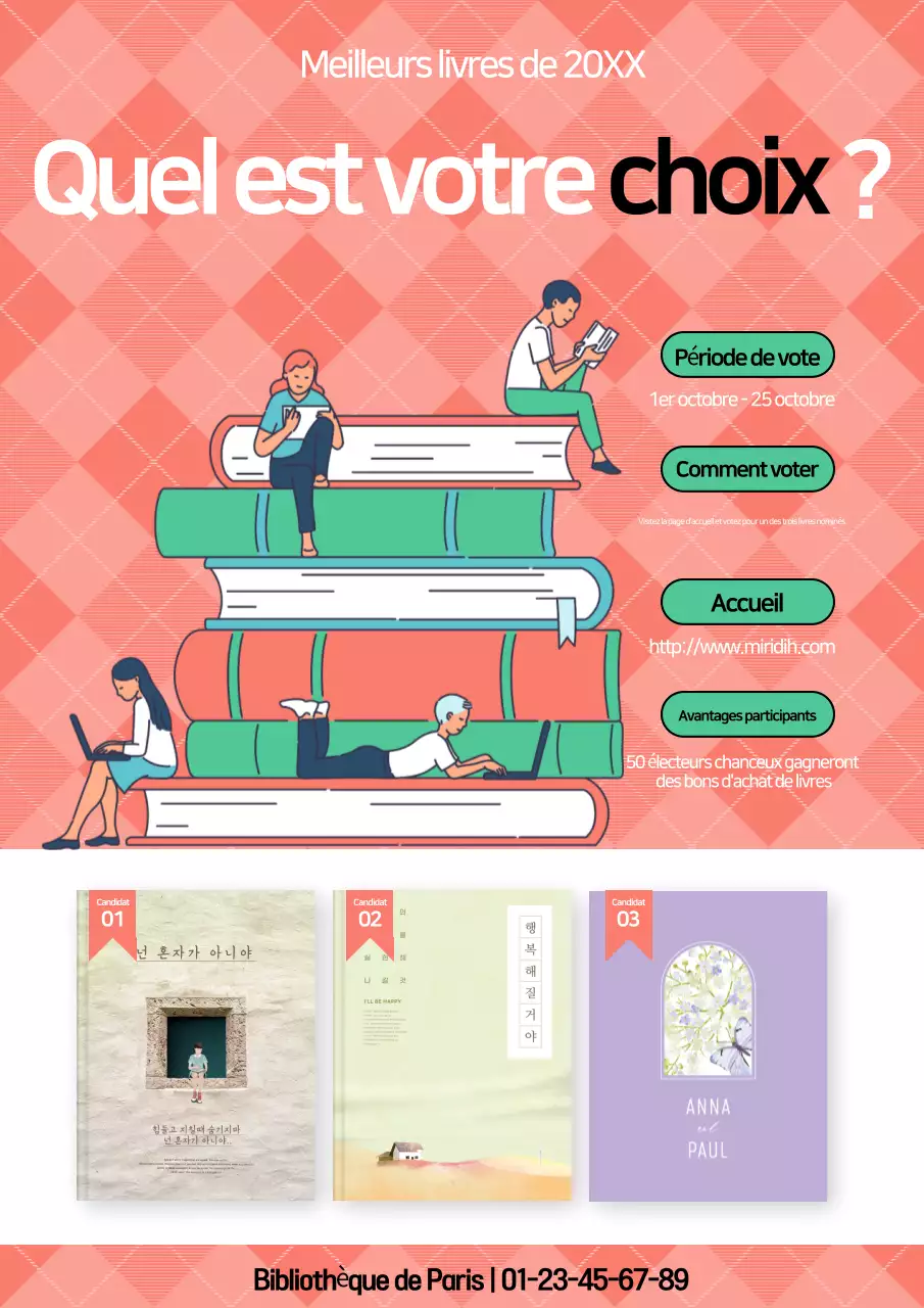 Annonce de l'événement Orange Simple Reading