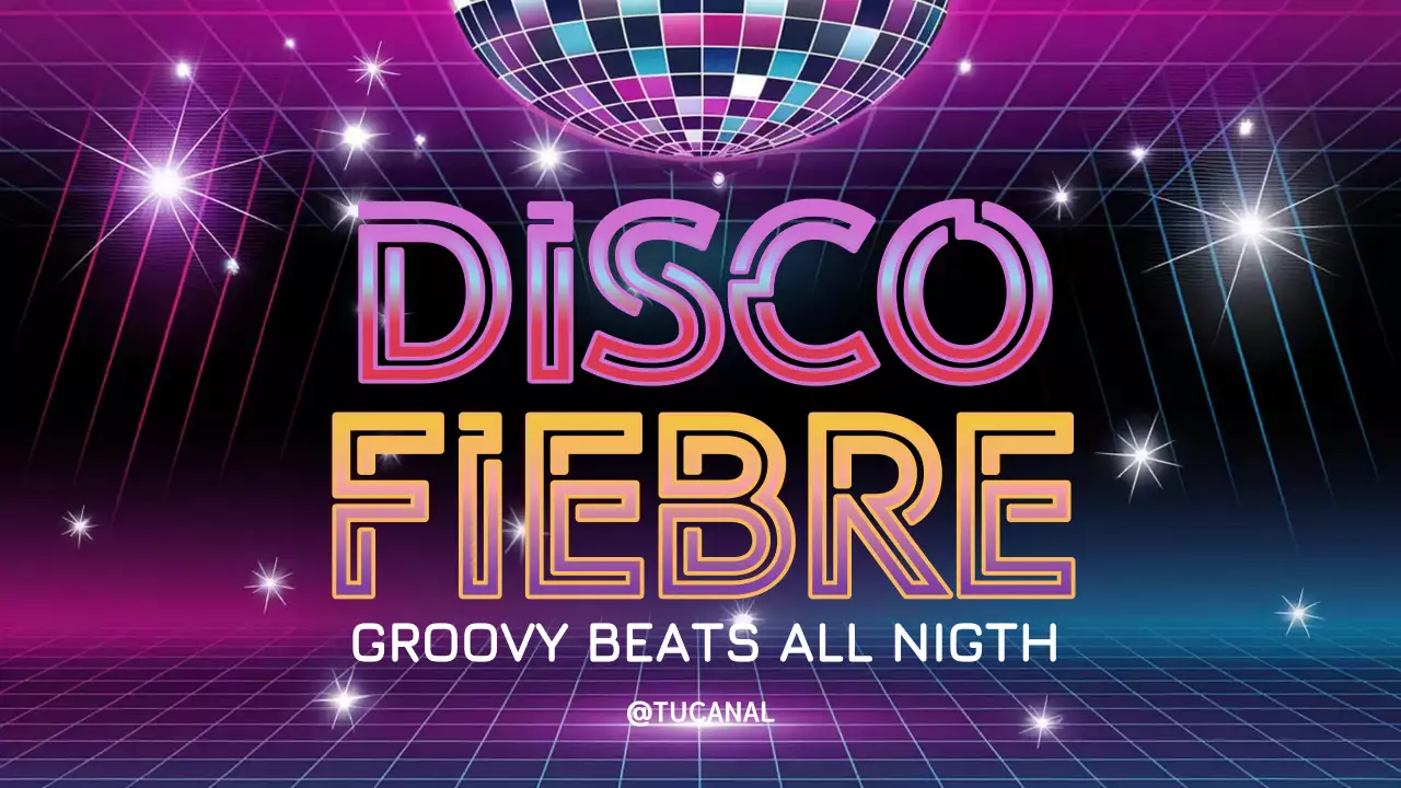 promoción de música retro rosa