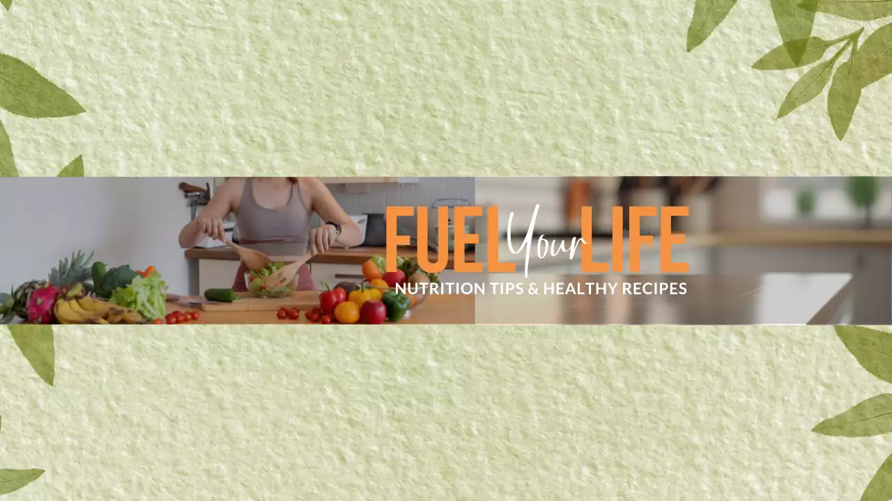 Green Simple Nutrition Guide YouTube Thumbnail