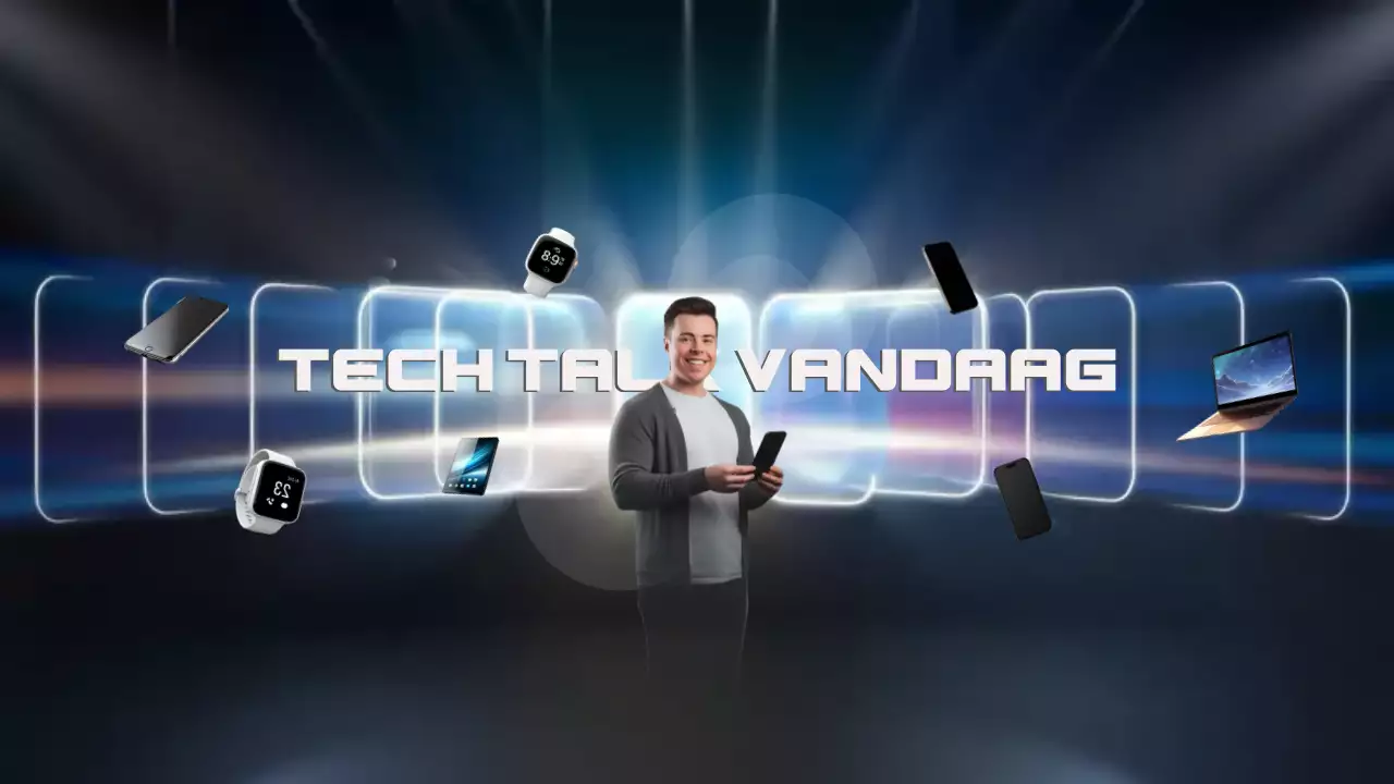 Blue Modern Tech Aankondiging