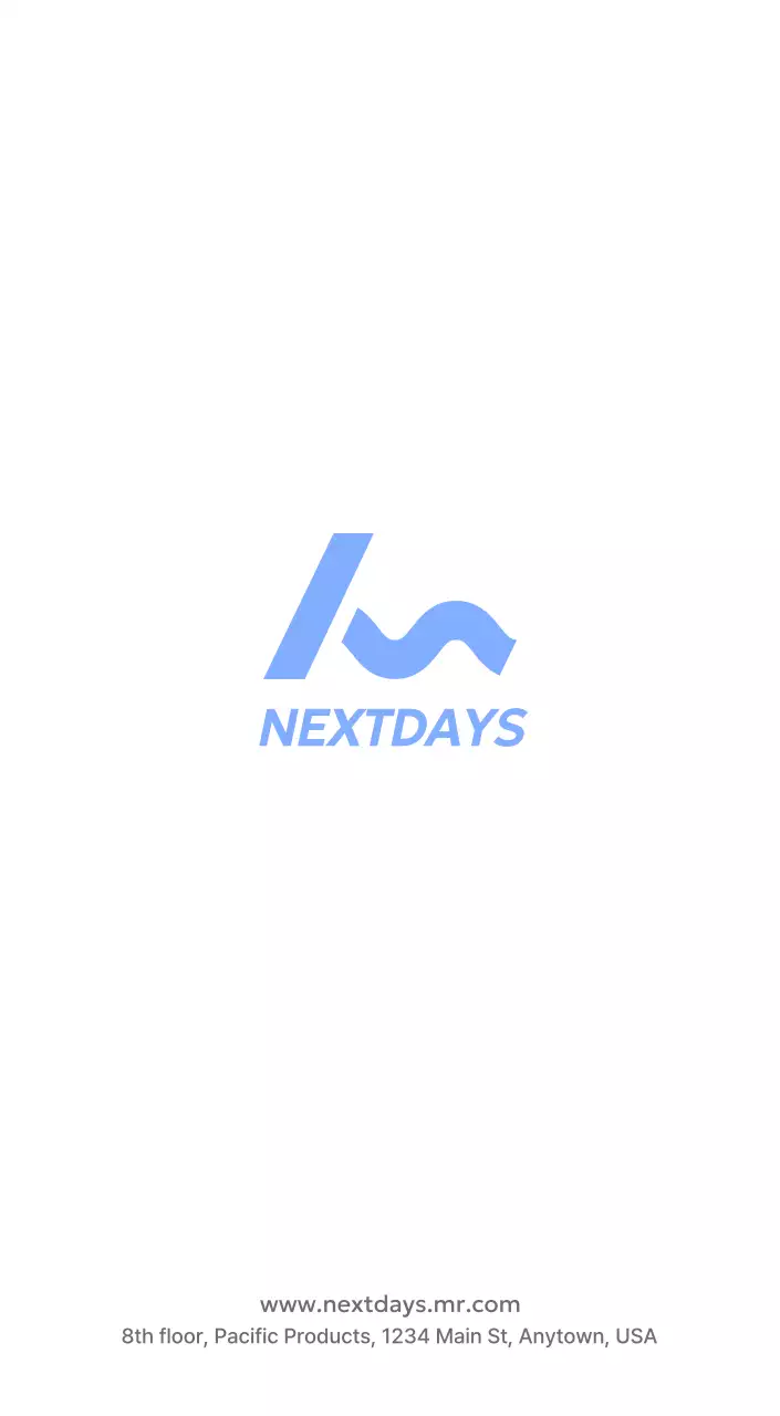 Photo goal tracker calendar with a splash of blue