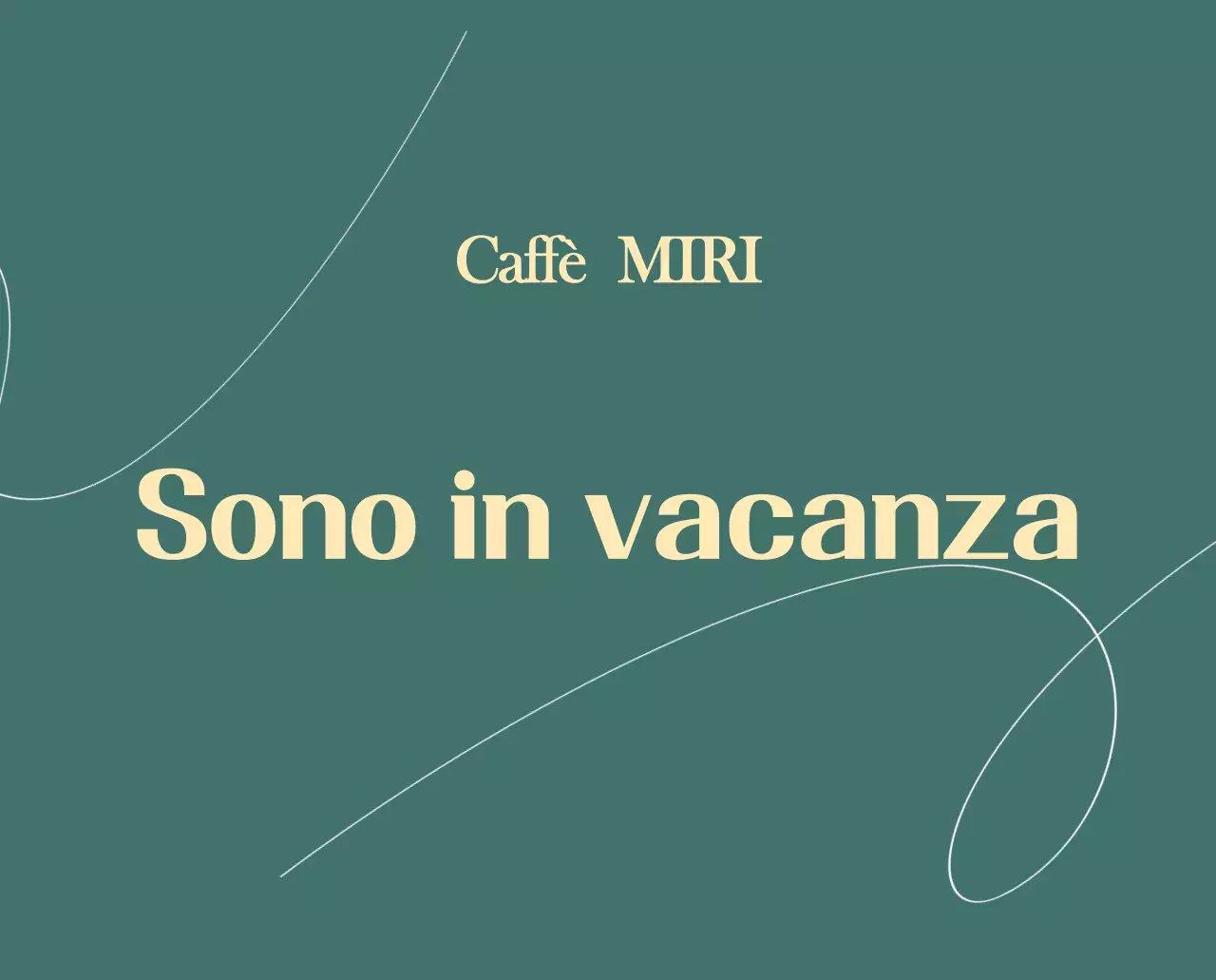 Un moderno calendario dei caffè con i consigli per la bevanda del mese