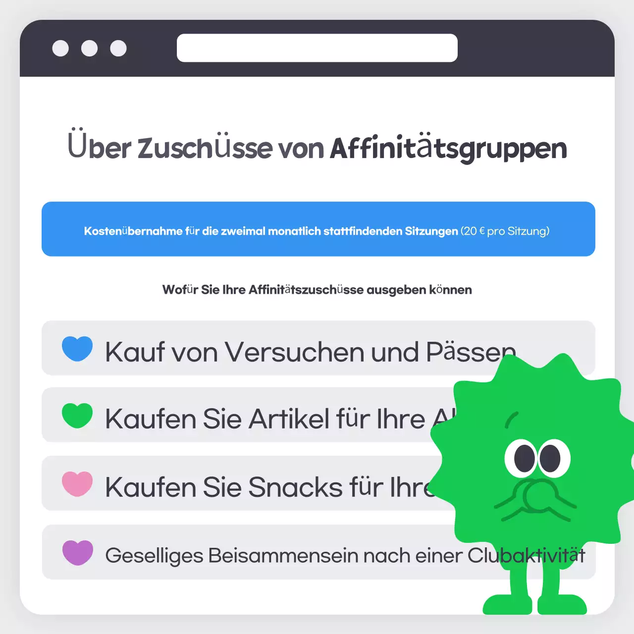 Hellblau einfach, wie man einen Firmenclub einrichtet Informationen kommunizieren