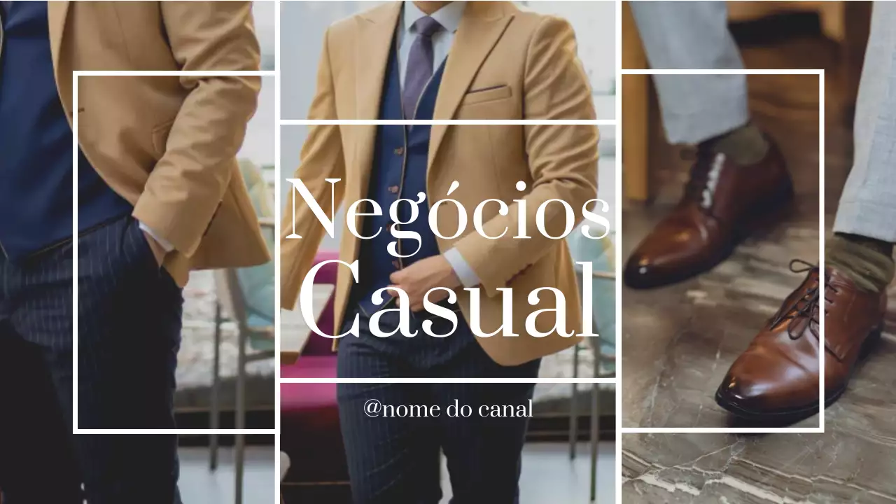 Anúncio de moda clássica bege