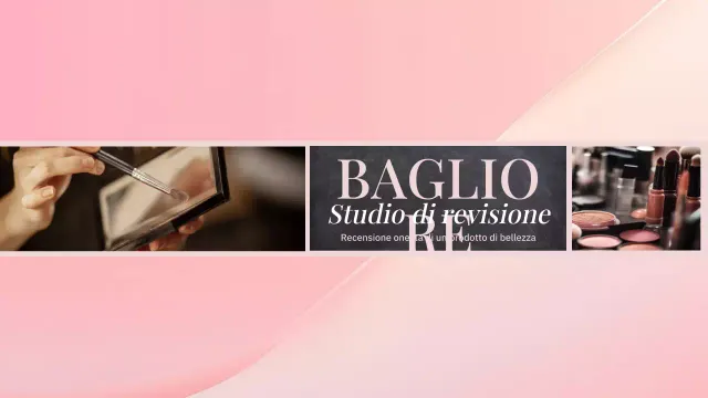 Pubblicità di bellezza elegante rosa