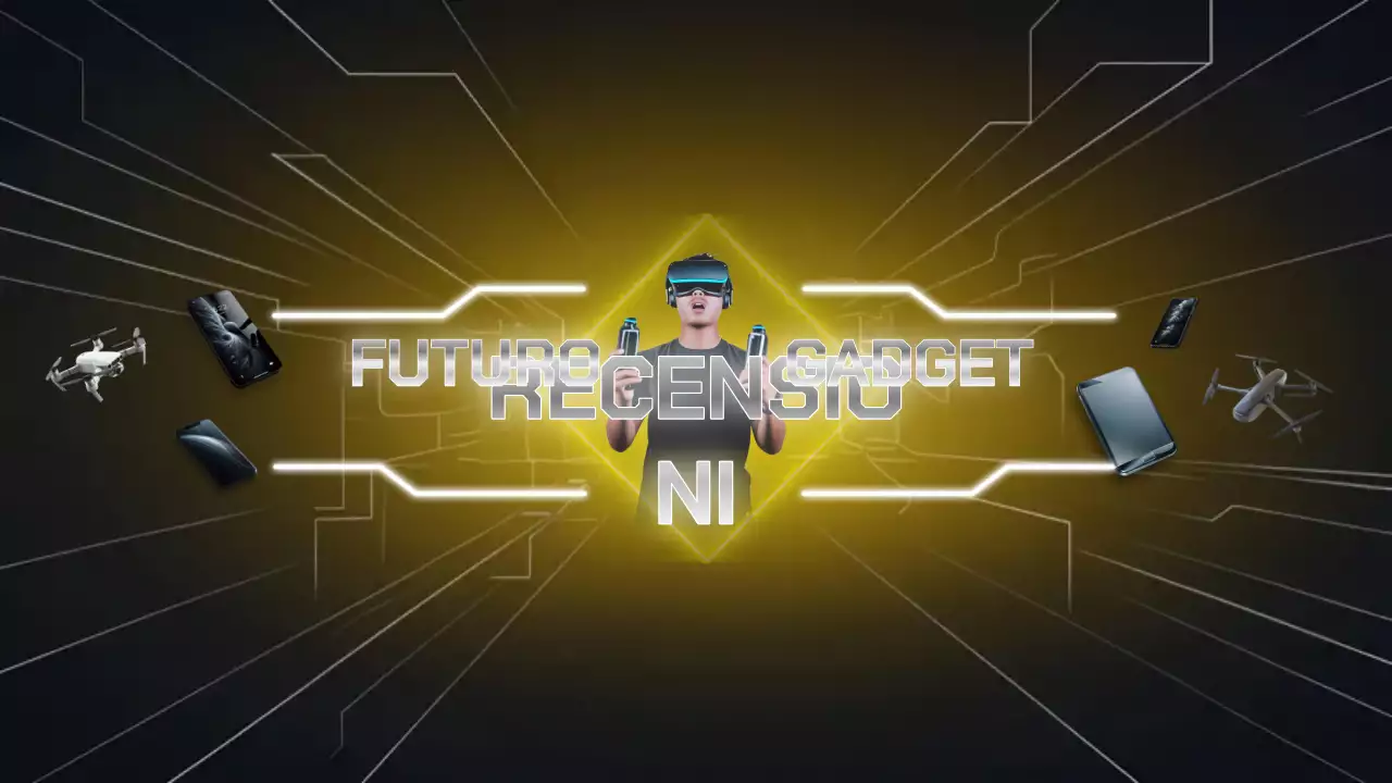 Giallo Recensioni di tecnologia futuristica Pubblicità