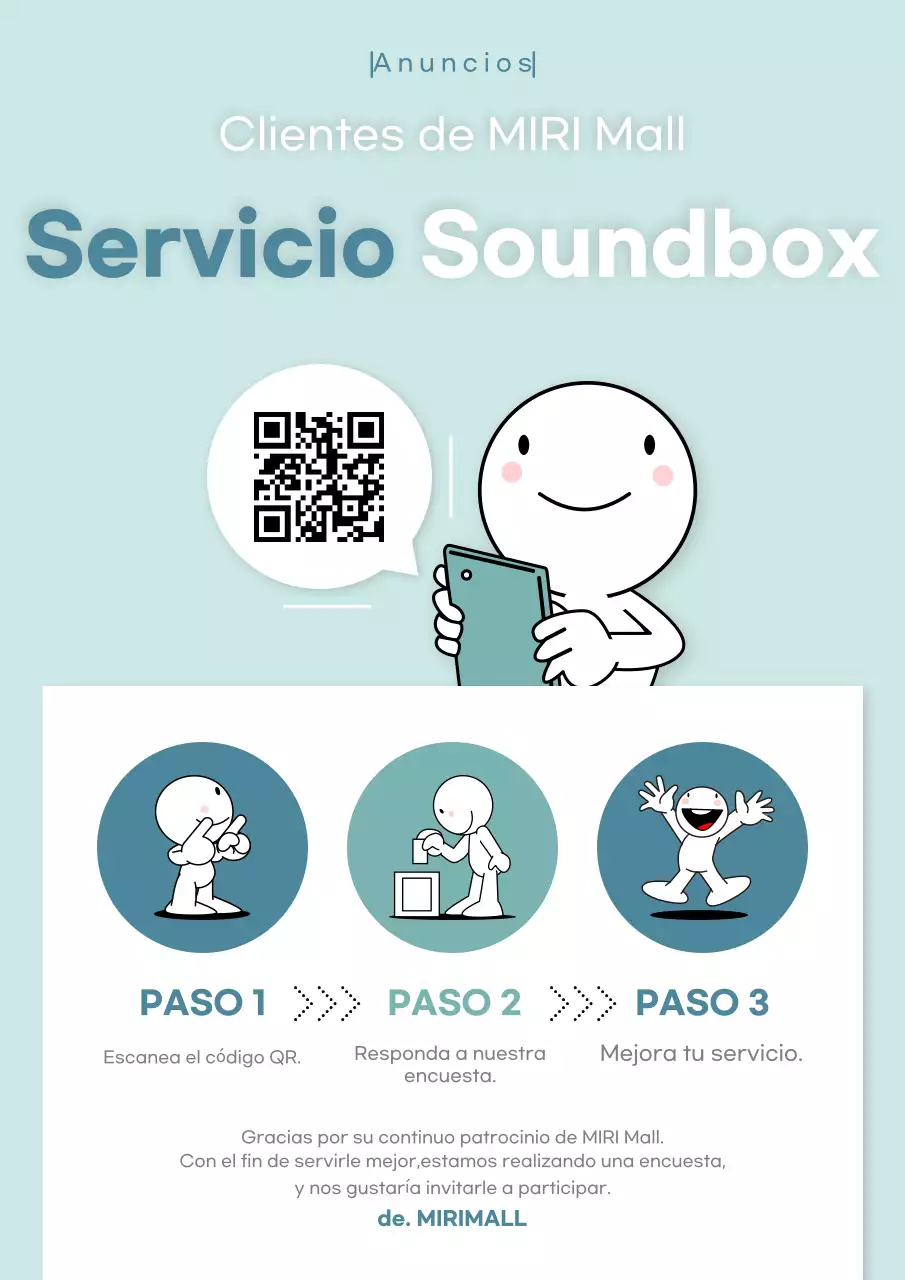 Light Blue Clean Guía de atención al cliente