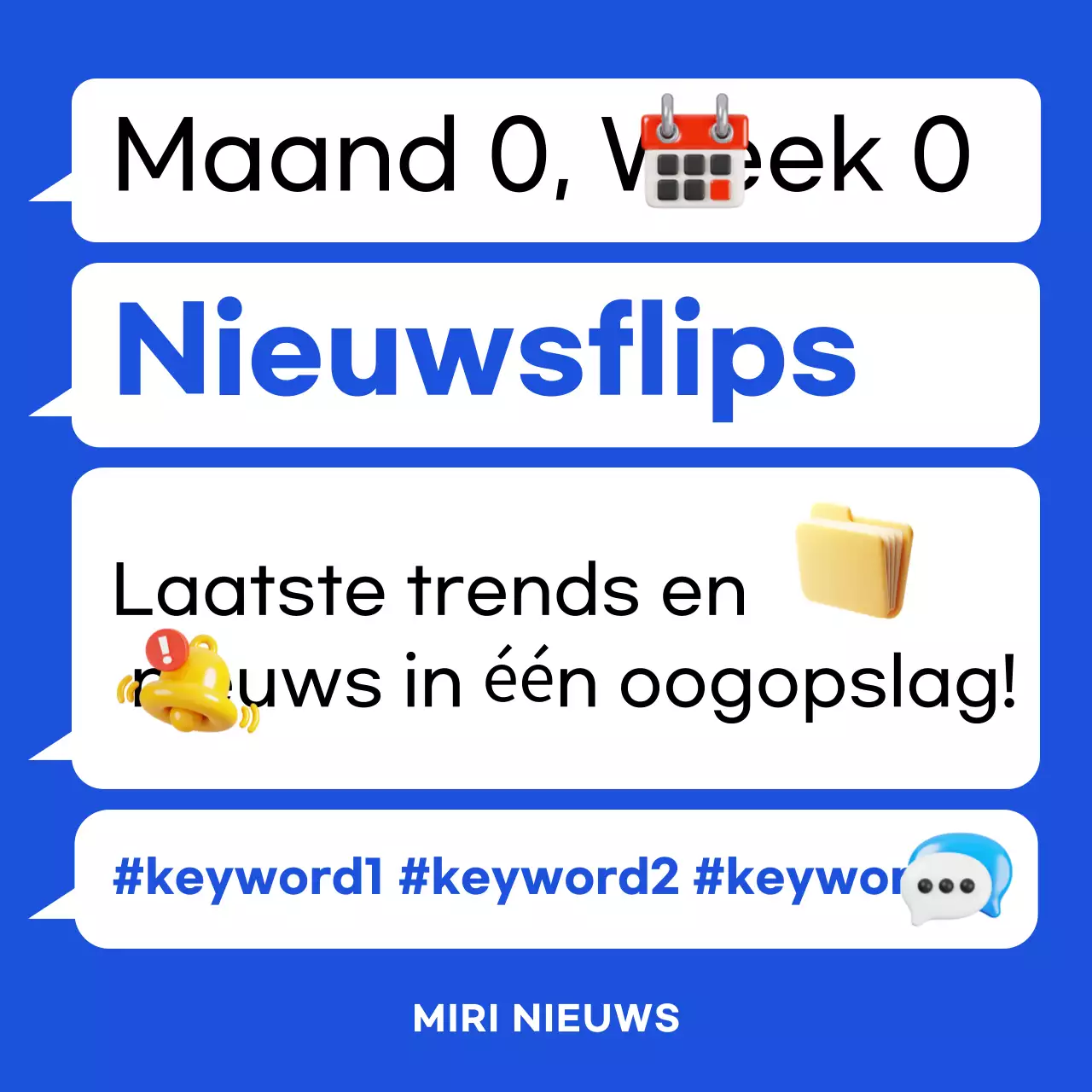 Promoot Blauw Modern Nieuws