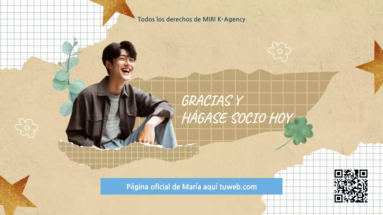 beige estética moderna scrapbook estilo k-drama presentación