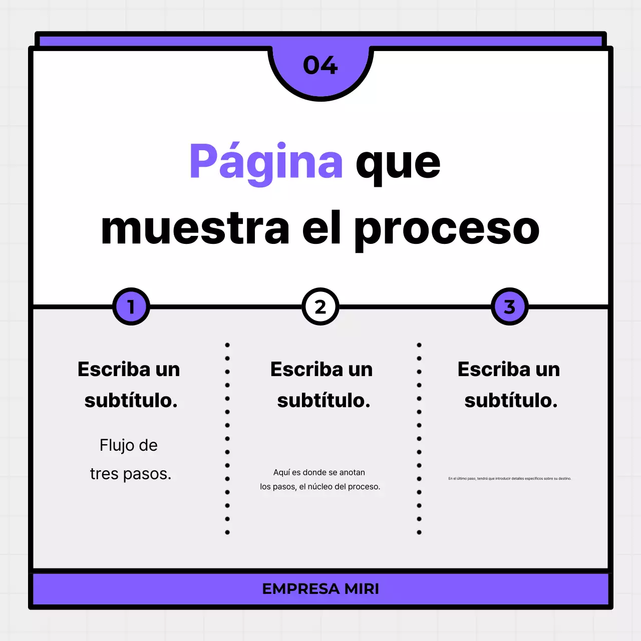 Guía de diseño simple malva